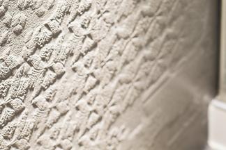 Strukturputz im Badezimmer